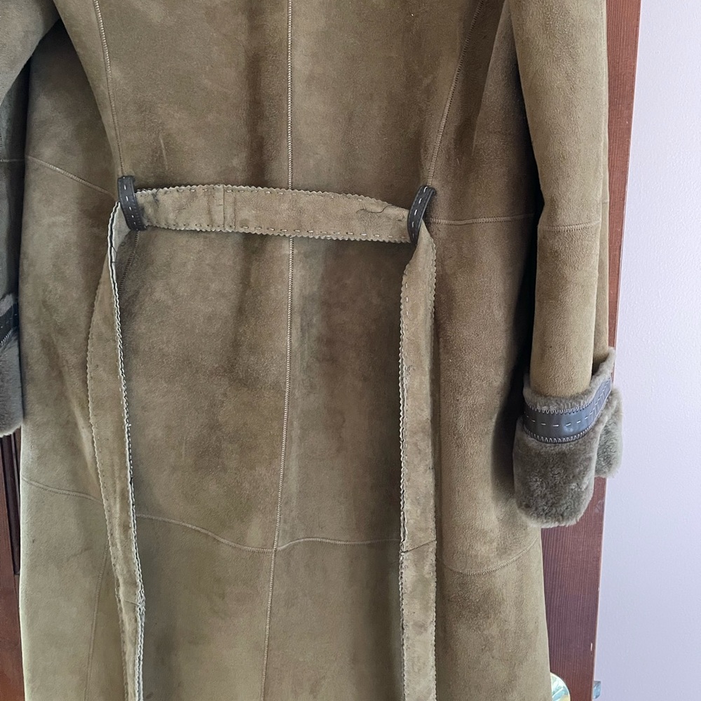 Hooded Shearling Coat size 46